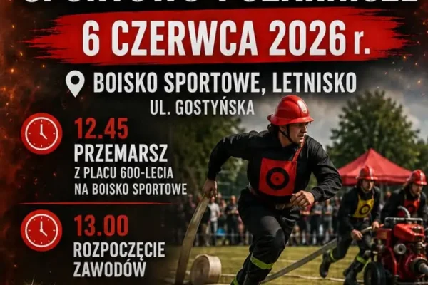 Gminne Zawody Sportowo-Pożarnicze w Letnisku – zaproszenie na 6 czerwca