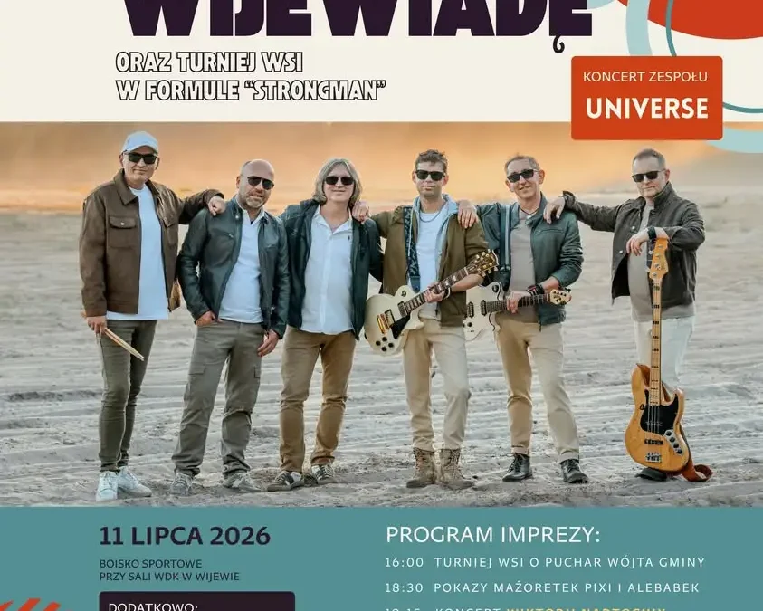 Zespół Universe gwiazdą Wijewiady 2026 – koncert już dziś!