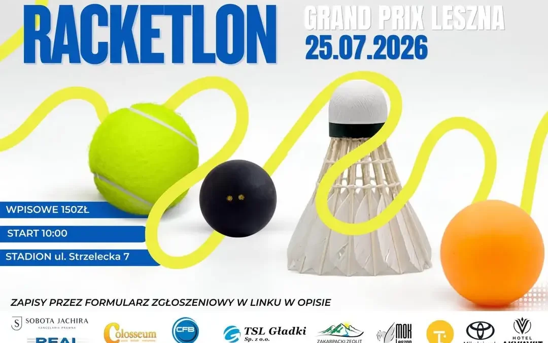 Wielki Turniej Racketlona w Lesznie – sprawdź się w każdej rakiecie!