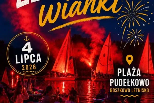 Żeglarskie Wianki 2026 w Boszkowie-Letnisku – dziś wielkie święto nad wodą