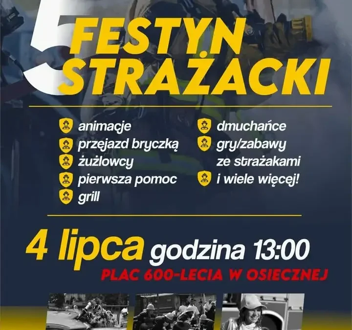 Strażacy zapraszają na festyn – przejazdy bryczką, gry i pierwsza pomoc