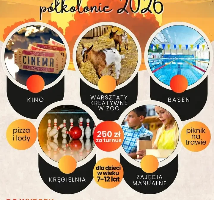 Last minute na półkolonie z MOK Leszno – zostały ostatnie miejsca