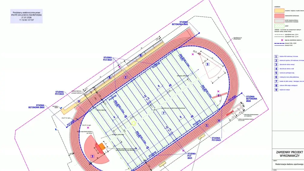 Stadion w Pawłowicach przejdzie gruntowną modernizację – powstanie nowoczesny kompleks sportowy