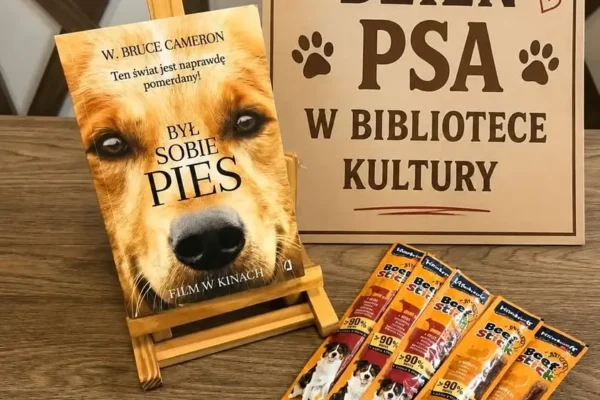 Dzień Psa w Bibliotece w Rydzynie – smaczki i psie lody czekają
