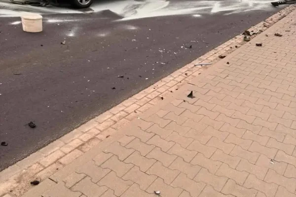 OSP Włoszakowice interweniowało w wypadku drogowym w Jezierzycach Kościelnych