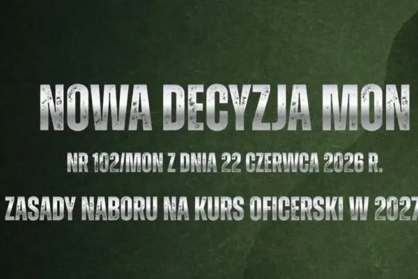 Nabór na Kurs Oficerski 2027 – szansa dla cywilów z tytułem magistra