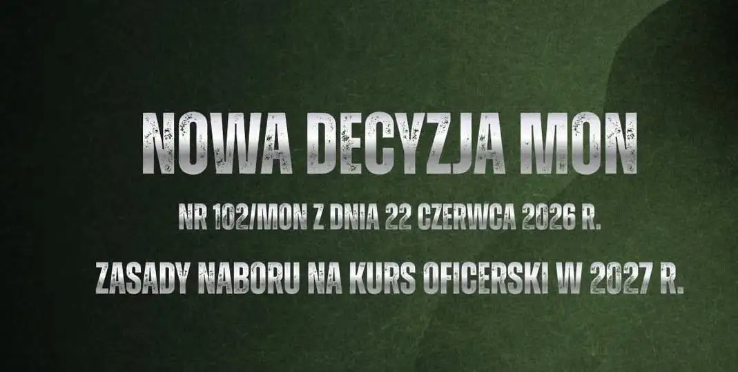 Nabór na Kurs Oficerski 2027 – szansa dla cywilów z tytułem magistra