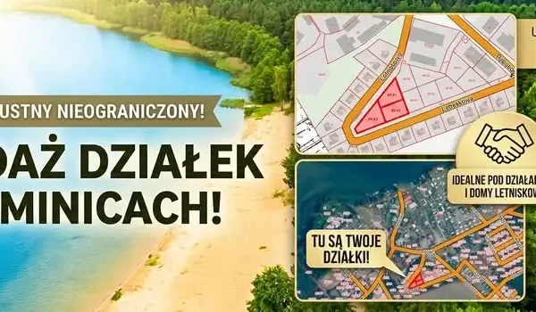 Działki rekreacyjne w Dominicach – przetarg gminy Włoszakowice
