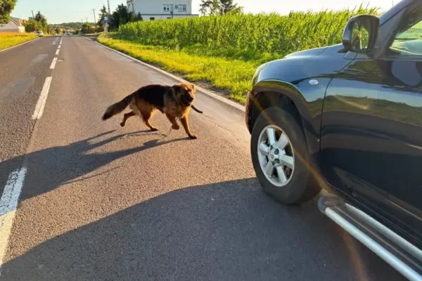 Znaleziono psa między Wojnowicami a Kątami – szukamy właściciela