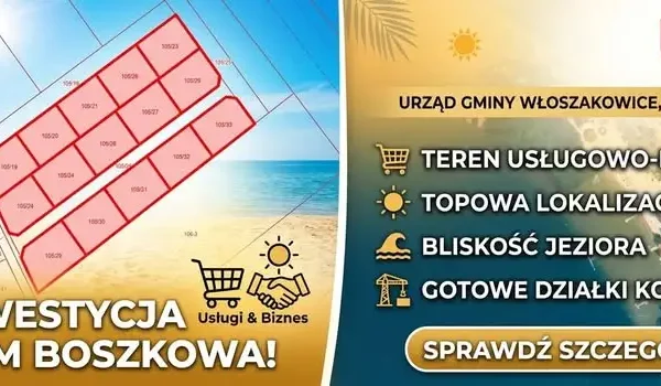 Działki inwestycyjne w centrum Boszkowa – przetarg ogłoszony