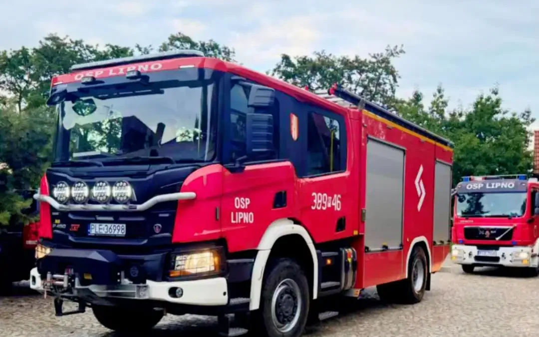Pożar w Smyczynie – strażacy interweniują po alarmie z instalacji wykrywania