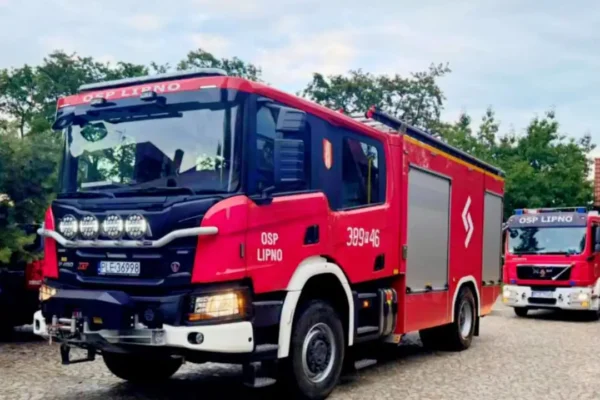 Pożar w Smyczynie – strażacy interweniują po alarmie z instalacji wykrywania