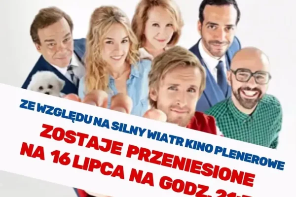 Kino plenerowe w Brennie przeniesione na 16 lipca z powodu wiatru