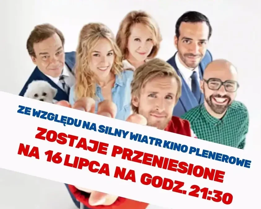 Kino plenerowe w Brennie przeniesione na 16 lipca z powodu wiatru