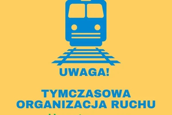 Tymczasowa organizacja ruchu w Hersztupowie z powodu modernizacji linii kolejowej