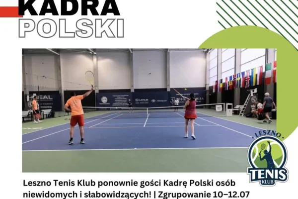 Reprezentacja Polski osób niewidomych i słabowidzących trenuje w Lesznie