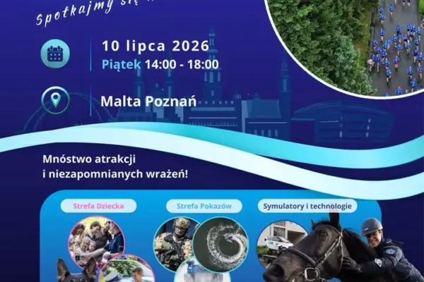 Niebieski Puls Miasta: Rodzinny piknik z policją nad Maltą już 10 lipca
