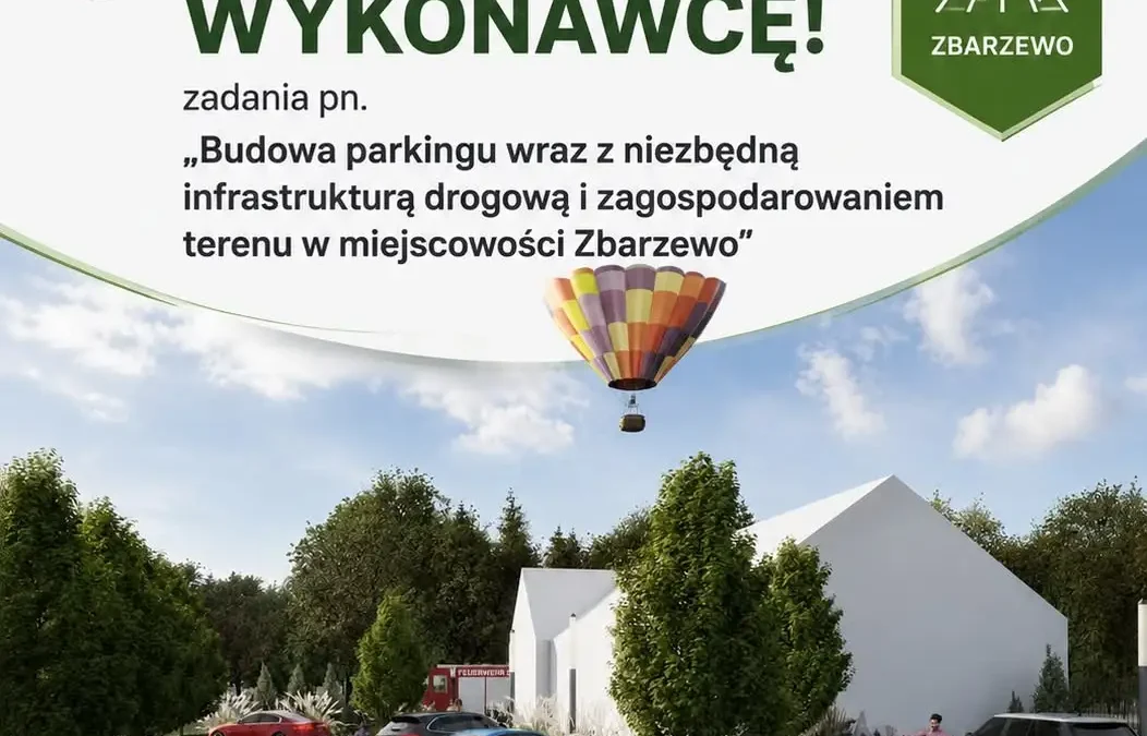 Wybrano wykonawcę parkingu w Zbarzewie – firma Riedel z Włoszakowic