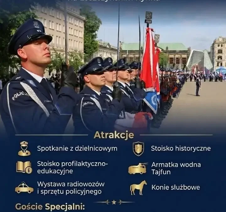 Święto Policji w Lesznie z okazji 100-lecia służby dzielnicowych