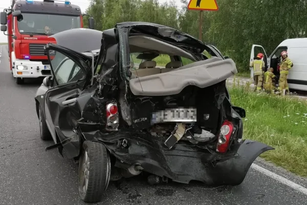 Wypadek na obwodnicy Święciechowy – interwencja służb