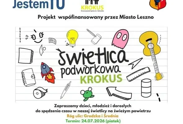 Rodzinne warsztaty i zabawy na Świetlicy Podwórkowej KROKUS w Lesznie