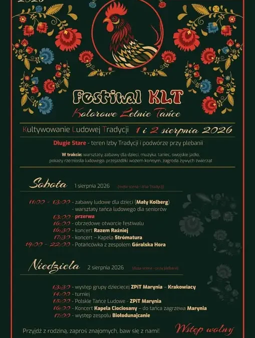 I Festiwal KLT w Długiem Starem – dwa dni folkloru, muzyki i tradycji