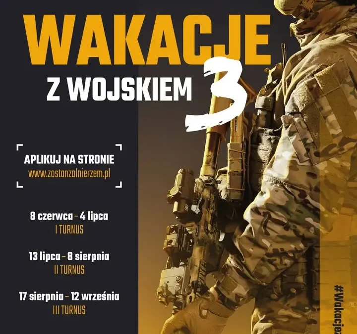 Rusza III turnus „Wakacji z Wojskiem 3” – zapisy trwają