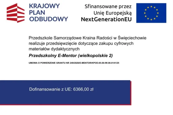 Przedszkole w Święciechowie z grantem na nowoczesne technologie 3D