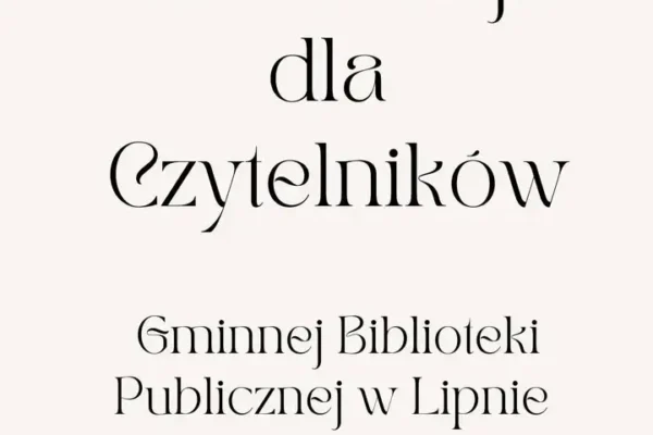 Zmiana godzin otwarcia Biblioteki w Lipnie 21 lipca