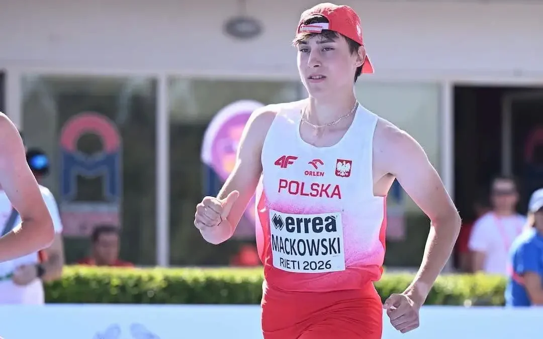 Marcel Maćkowski z Kąkolewa z 12. miejscem w ME w biegu na 800 m