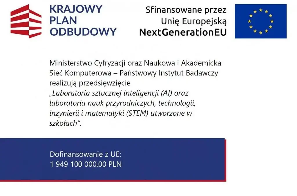 Gmina Osieczna otrzymała nowoczesne laboratoria AI dla szkół w ramach KPO