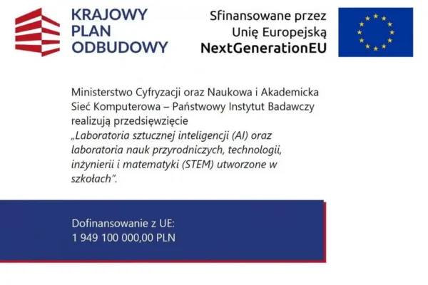 Gmina Osieczna otrzymała nowoczesne laboratoria AI dla szkół w ramach KPO