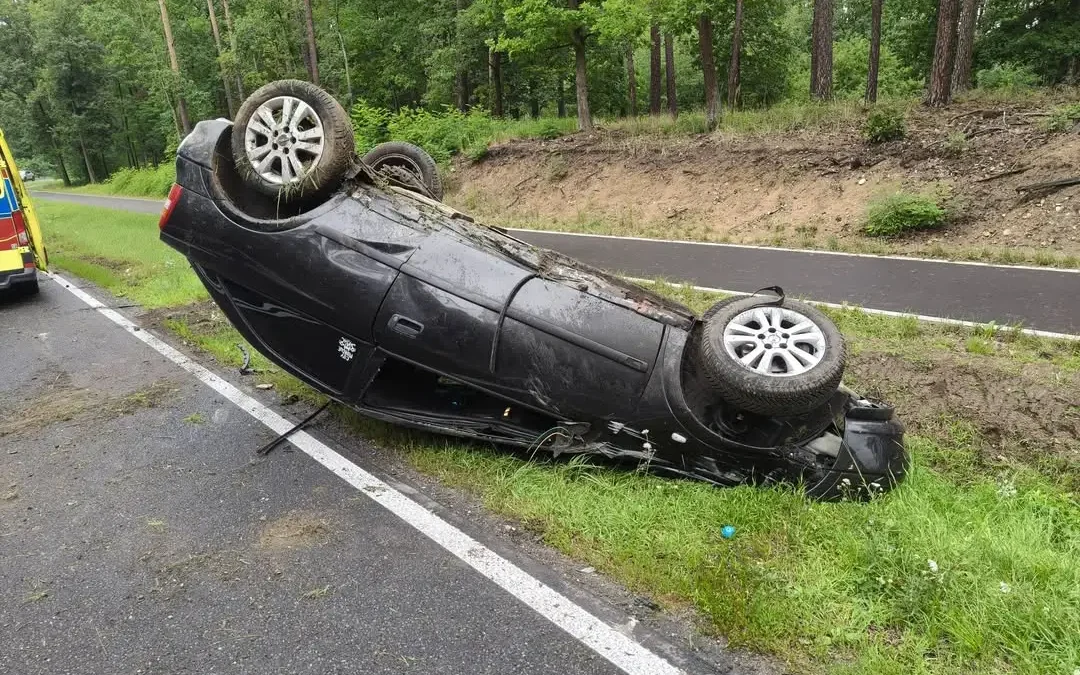 OSP Włoszakowice interweniowało na drodze Włoszakowice – Zaborówiec