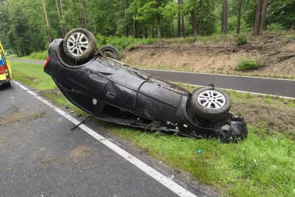 OSP Włoszakowice interweniowało na drodze Włoszakowice – Zaborówiec