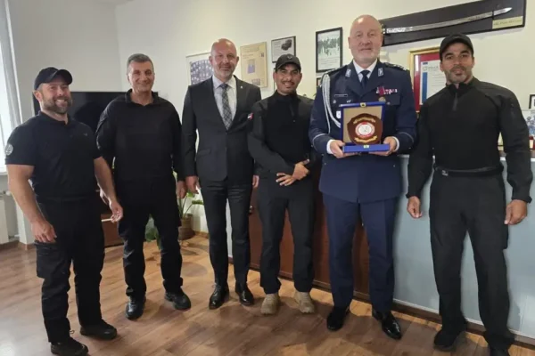 Policjanci z Abu Dhabi gościli na Święcie Policji w Lesznie