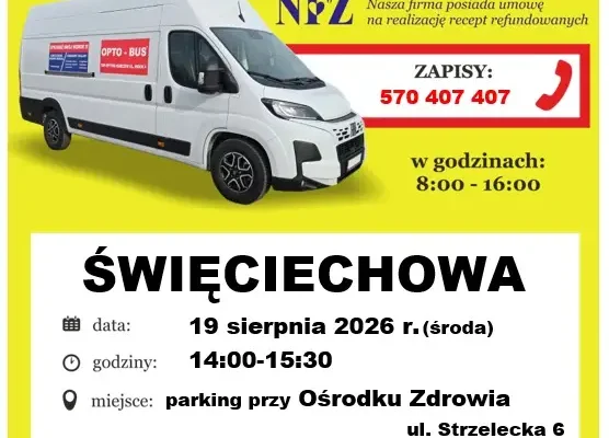 Bezpłatne badanie wzroku w Święciechowie – zapisz się już teraz