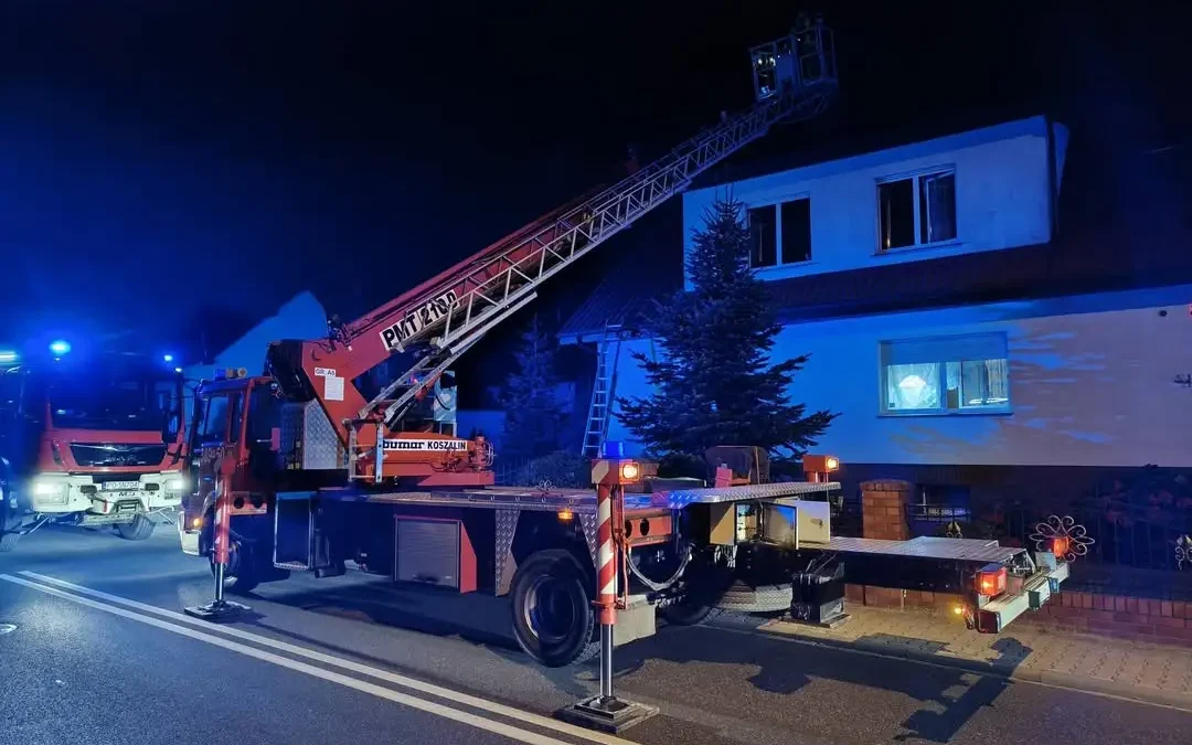 Pożar sadzy w Bukówcu Górnym – interwencja OSP Włoszakowice