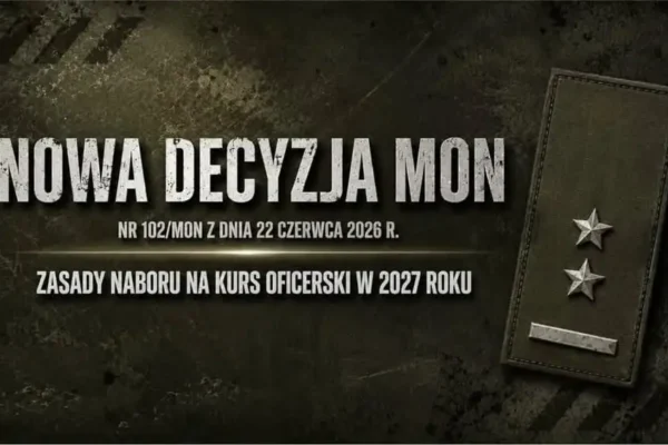 Ruszył nabór na Kurs Oficerski 2027 – także dla cywilów z magistrem