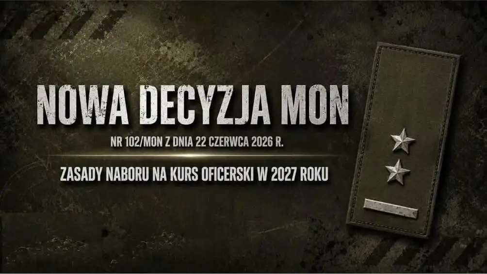 Ruszył nabór na Kurs Oficerski 2027 – także dla cywilów z magistrem