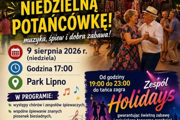 Wspólne śpiewanie i taniec w Parku Lipno – zaproszenie na muzyczne popołudnie