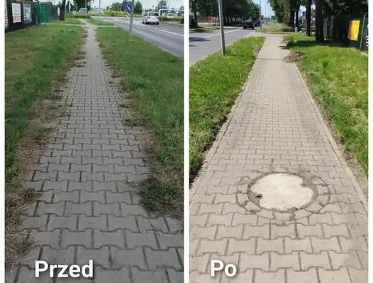 Prace społeczne w Lesznie: małe zmiany, wielki efekt na ulicach Wilkowickiej i Lipowej