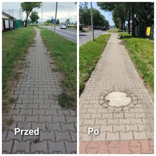 Prace społeczne w Lesznie: małe zmiany, wielki efekt na ulicach Wilkowickiej i Lipowej
