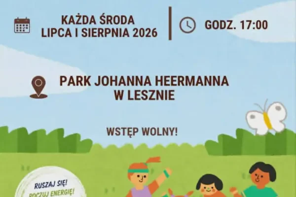 Gimnastyka pod chmurką w Parku Heermanna – zaproszenie na środę