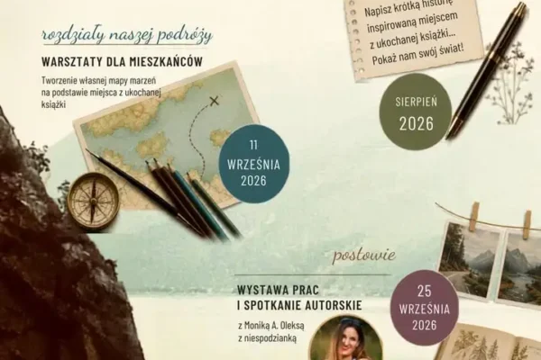 Lato z książką i sztuką – biblioteka w Lipnie zaprasza na cykl wydarzeń