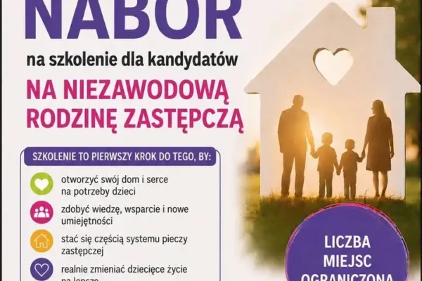 Zostań rodziną zastępczą – bezpłatne szkolenie w Lesznie