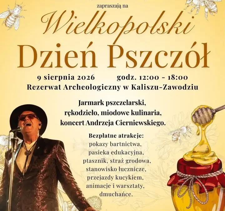 Wielkopolski Dzień Pszczół w Kaliszu – zaproszenie na 9 sierpnia