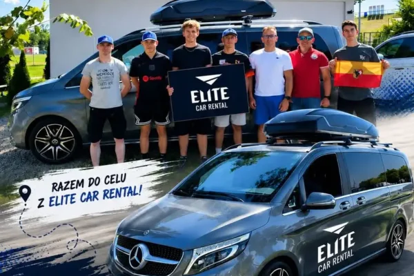 Elite Car Rental wspiera podróż LKS Szawer Leszno na Mistrzostwa Europy