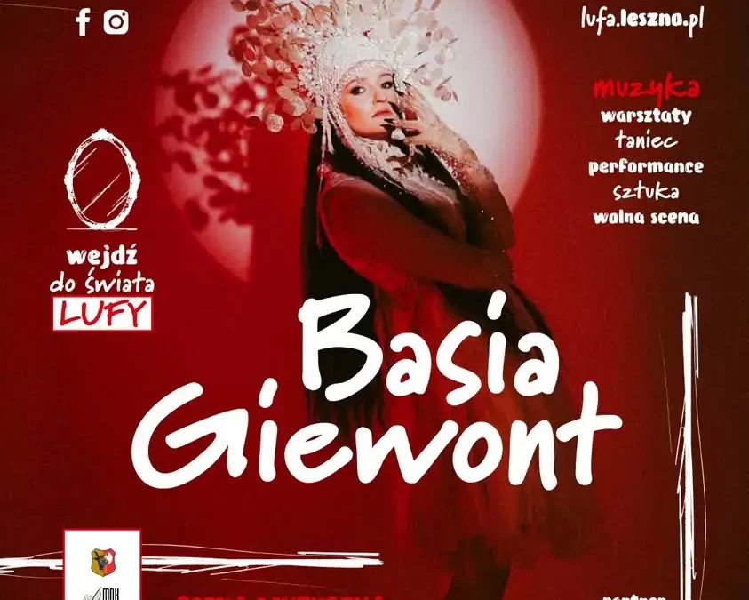 Basia Giewont wystąpi na LUFA Festiwal w Lesznie