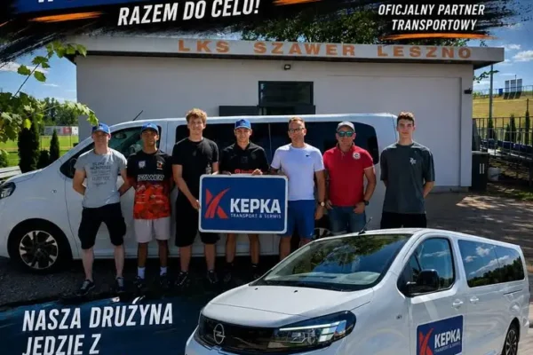 Reprezentanci LKS Szawer Leszno w drodze na Mistrzostwa Europy w speedrowerze