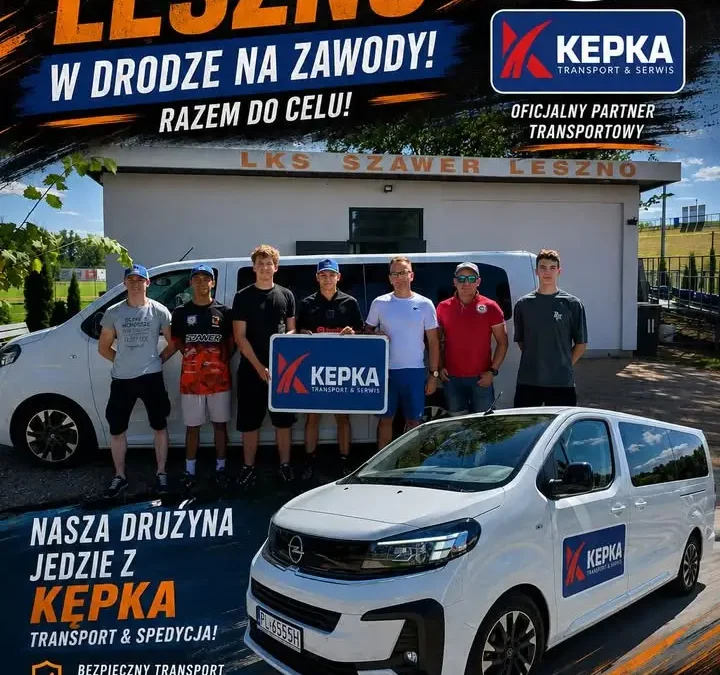 Reprezentanci LKS Szawer Leszno w drodze na Mistrzostwa Europy w speedrowerze